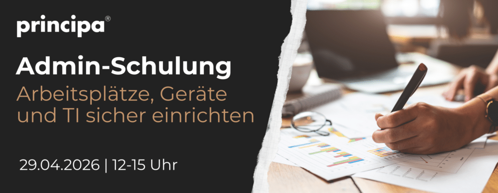 Schulung principa Admin Schulung Geraete einrichten