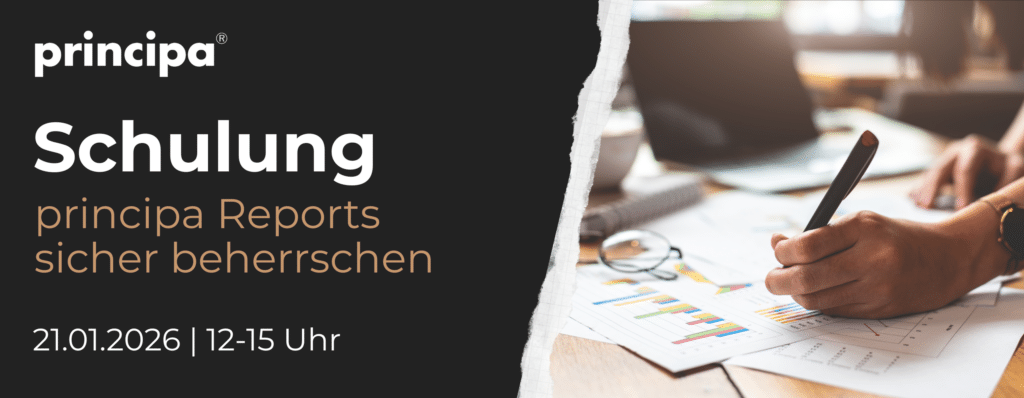 Schulung principa Reports sicher beherrschen
