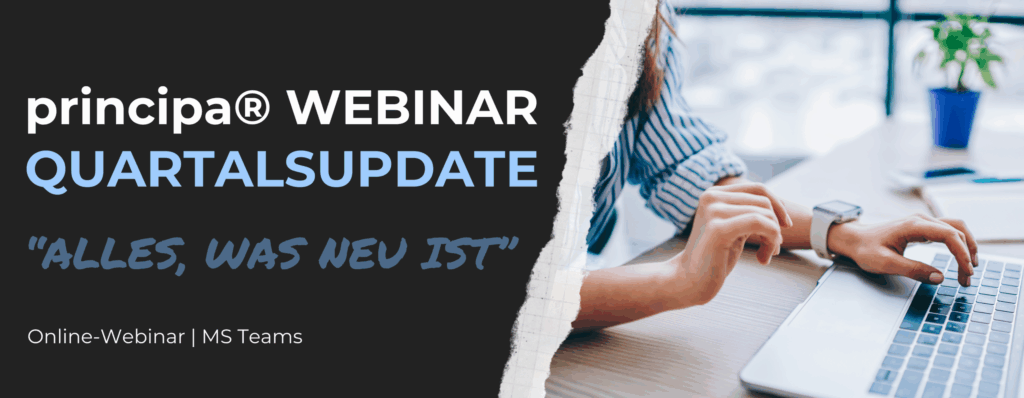 Principa Quartalsupdate Webinar